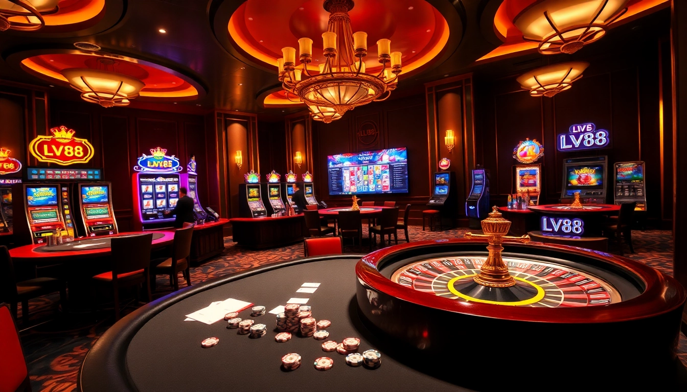 Experience the excitement of LV88 online casino with vibrant games and thrilling action.