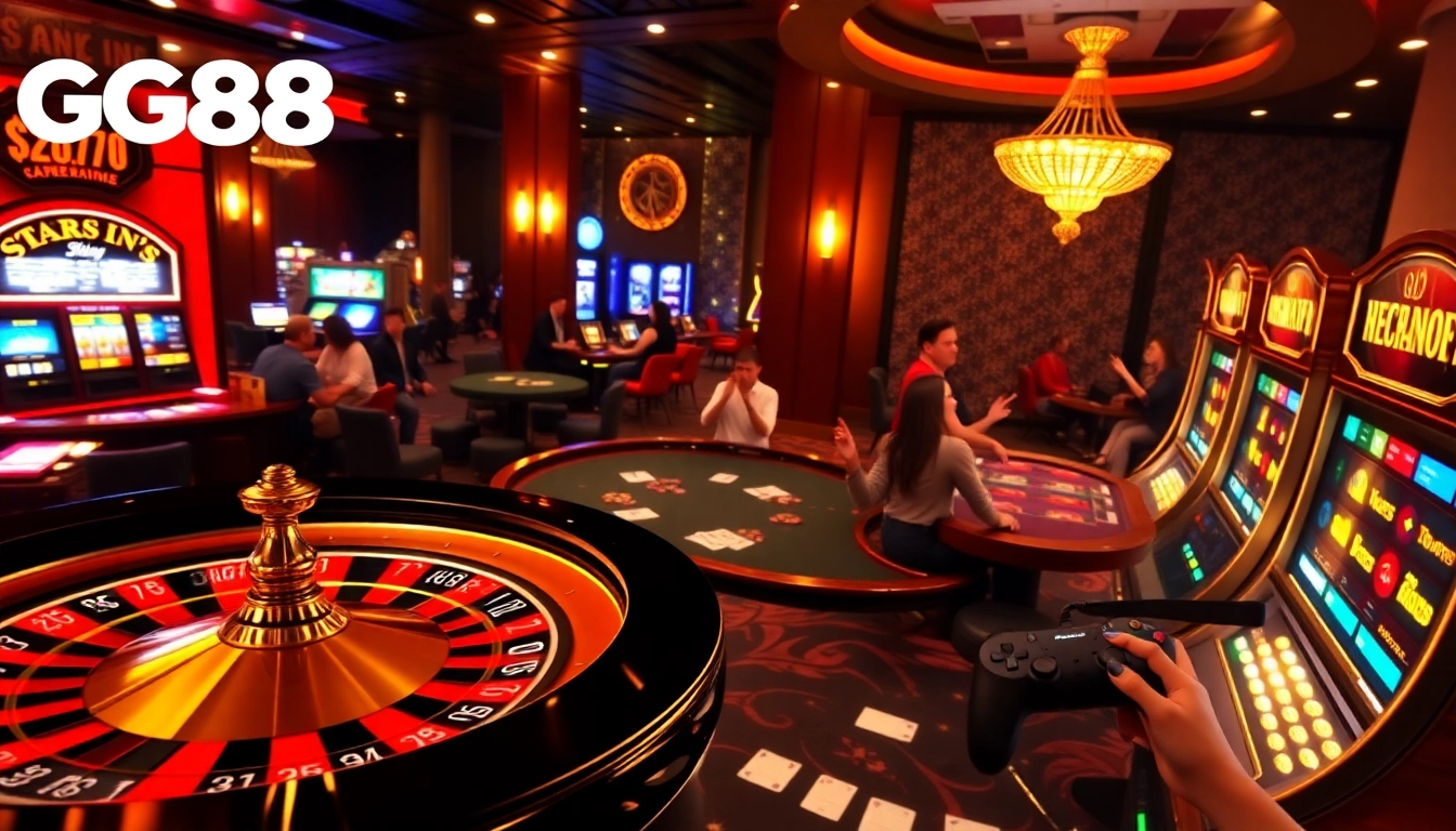 Engage in the excitement of GG88 with vibrant casino games and thrilling betting options.