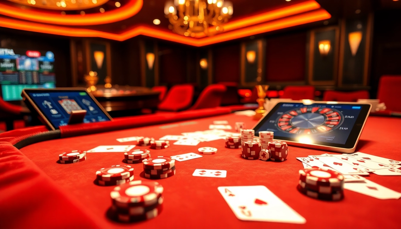 Rasakan pengalaman perjudian yang mulus dengan kit4d, menampilkan meja poker yang elegan dan roda roulette yang berwarna-warni.