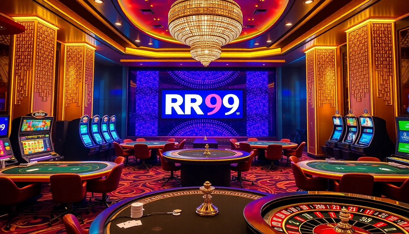 Experience the thrill of RR99 VIP gaming with high-stakes poker in a luxurious casino atmosphere.