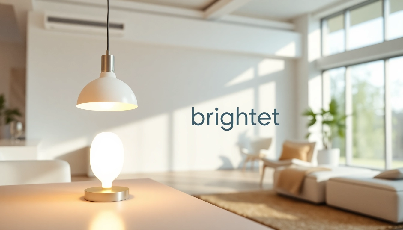 Transform an interior with Brightet innovative lighting solutions for a sophisticated atmosphere.