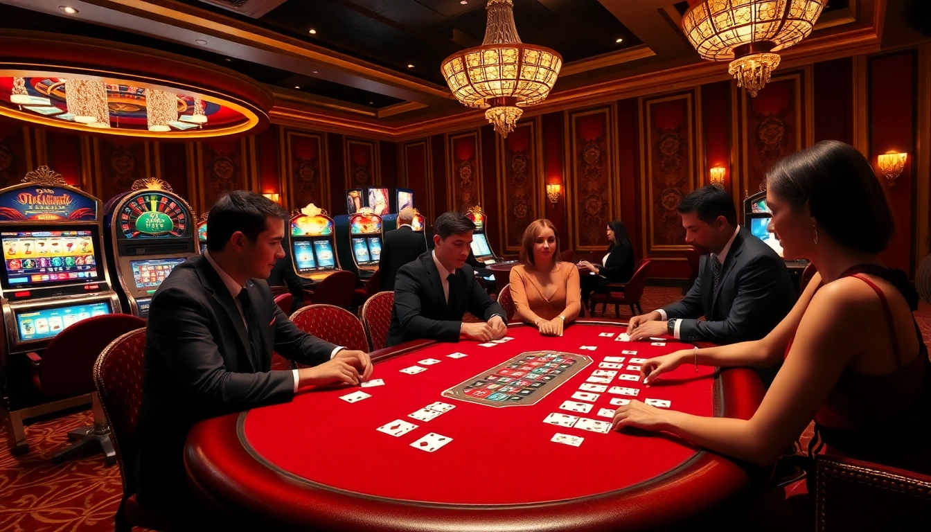 Découvrez l'excitation dans un casino en ligne luxueux, avec du poker, de la roulette et un gameplay dynamique.