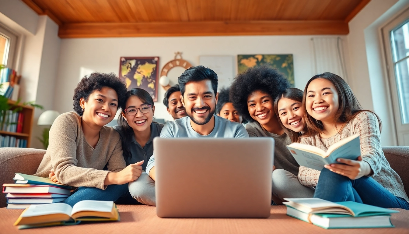 ネイティブキャンプ 優待コードを使ってオンライン授業に参加する生徒たちの、親しみやすい学習体験の様子。