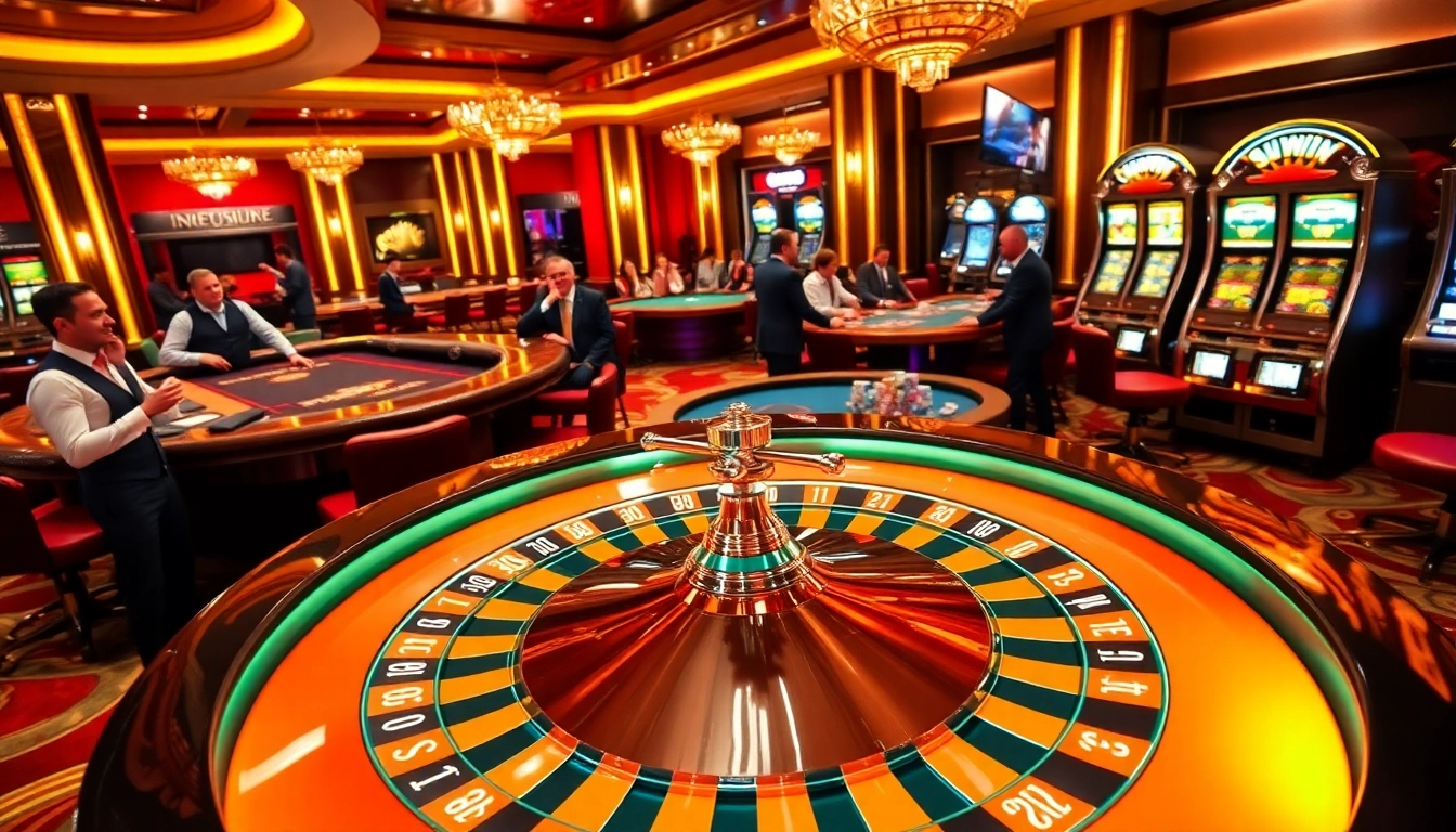 Experience the thrill of sunwin gaming at a luxurious casino filled with excitement and high-stakes action.