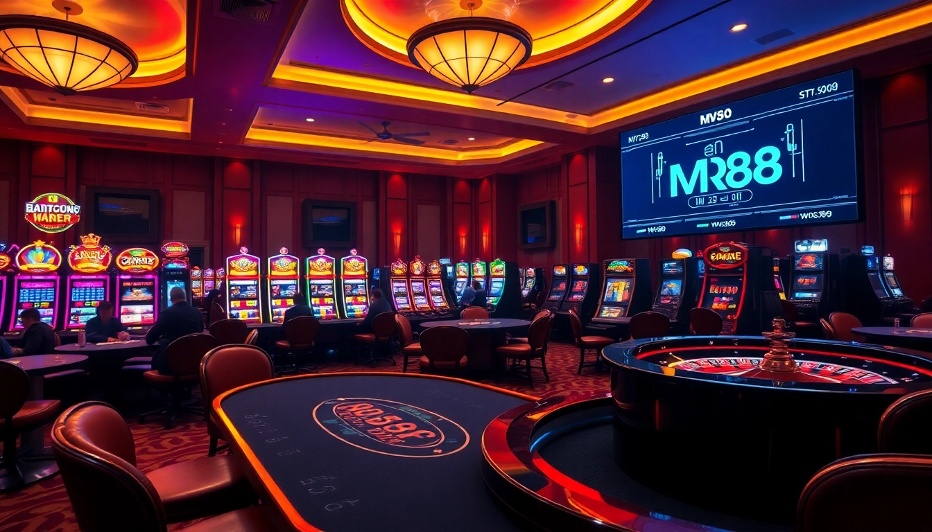 Players strategizing at a casino table while enjoying MV88 audio quality for an immersive experience.