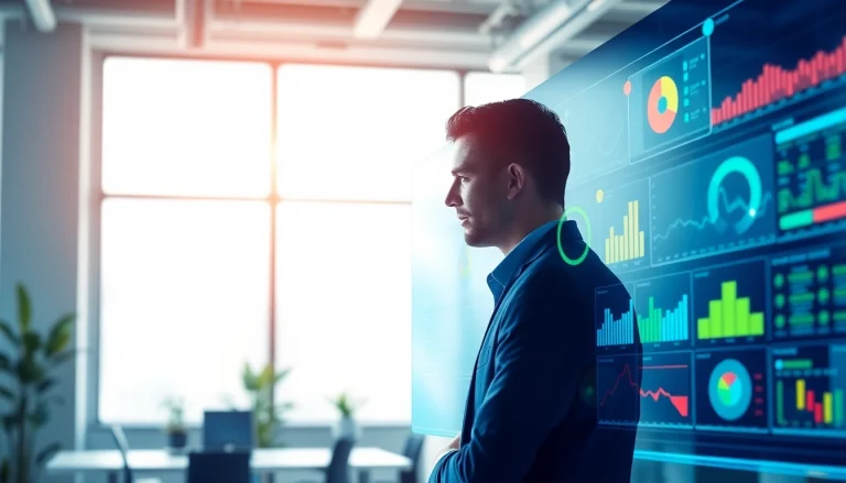 Visual of AI claims processing dashboard highlighting data analytics and automation.
