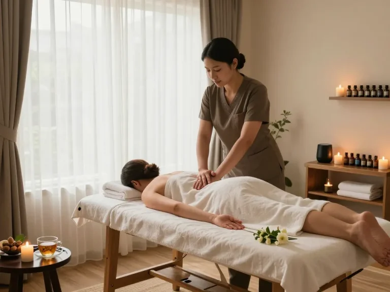 Experience a soothing 논현동마사지 in a tranquil space with calming ambiance and professional touch.