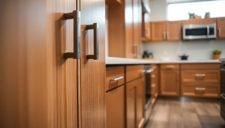 Cabinet Refacing Saint Petersburg FL highlights beautifully crafted cabinetry with a modern appeal.