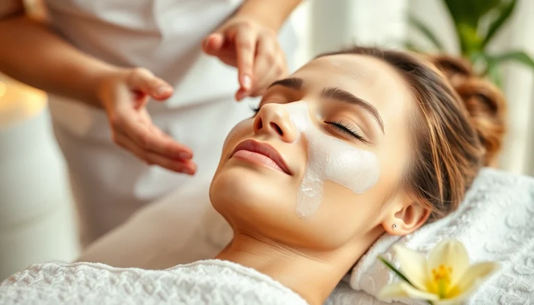 Experience a rejuvenating facial near me with expert care in a tranquil spa setting.