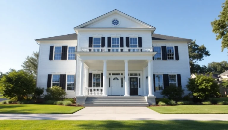 Showcasing a colonial home new build construction with elegant architecture and modern features.