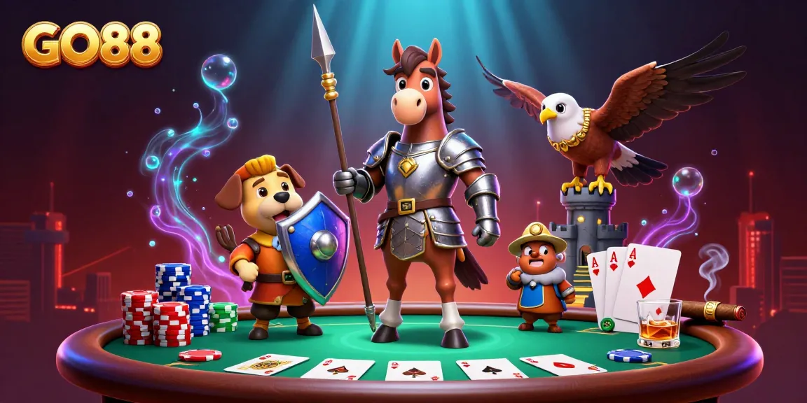Win big with GO88 at the lively poker scene featuring exciting game elements and immersive characters.
