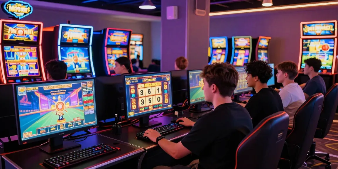 Exciting gaming experience with players enjoying slot deposit 1k games in a digital casino setting.