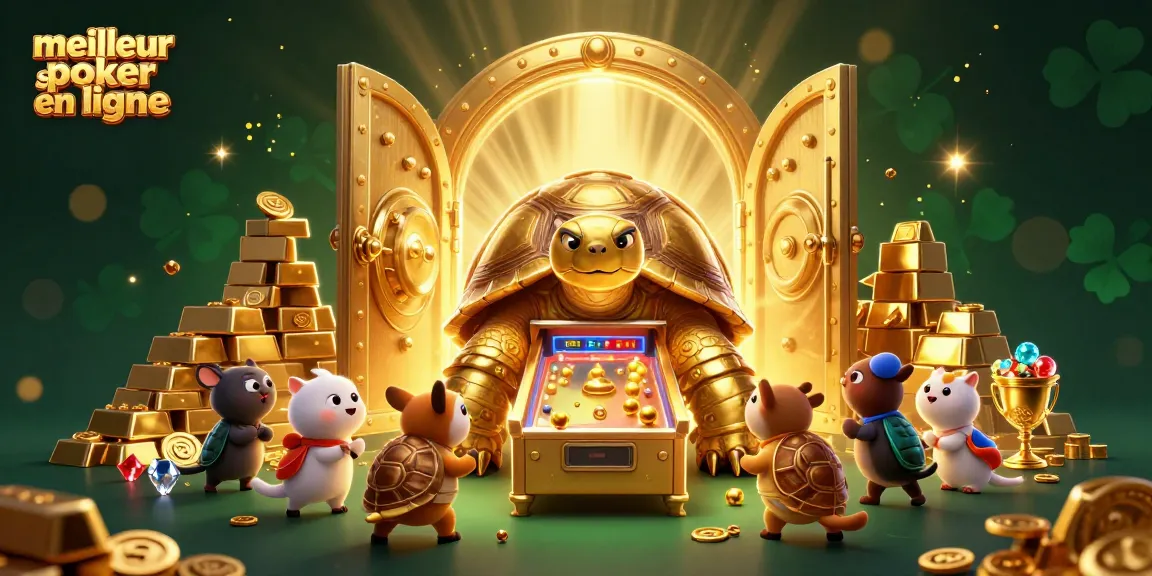 Jouez au poker sur le meilleur site de poker en ligne, entouré de richesses et d'aventures.