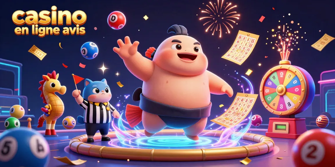 Découvrez notre illustration dynamique de casino en ligne avis avec des personnages colorés en action.