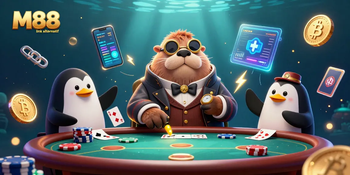 Experience strategic betting with M88 link alternatif at an underwater poker game