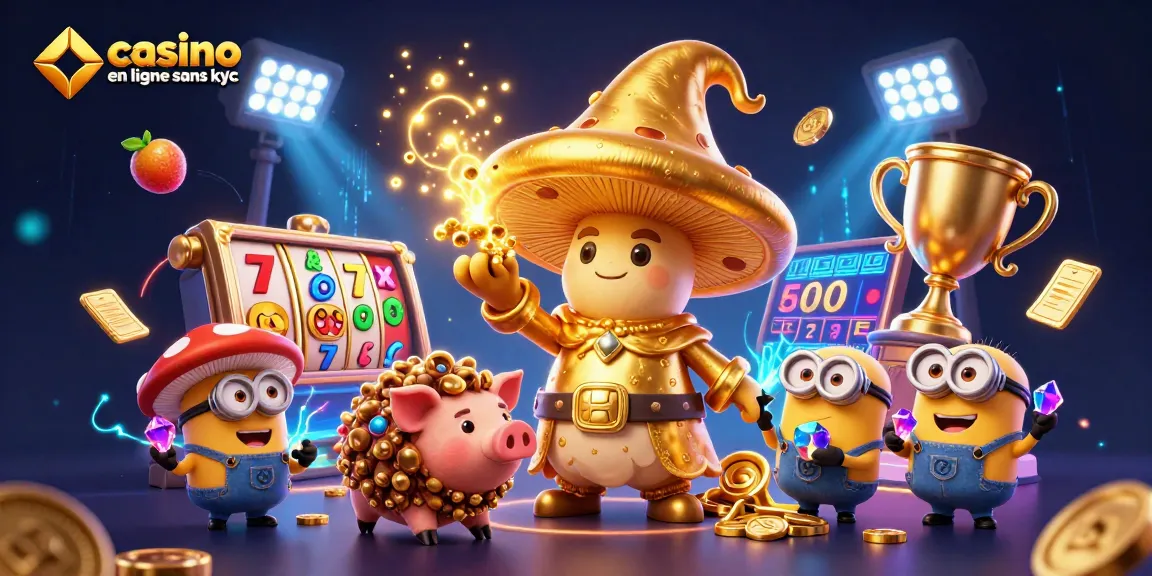 Explorez un casino en ligne sans KYC captivant, rempli de magie et de trésors.