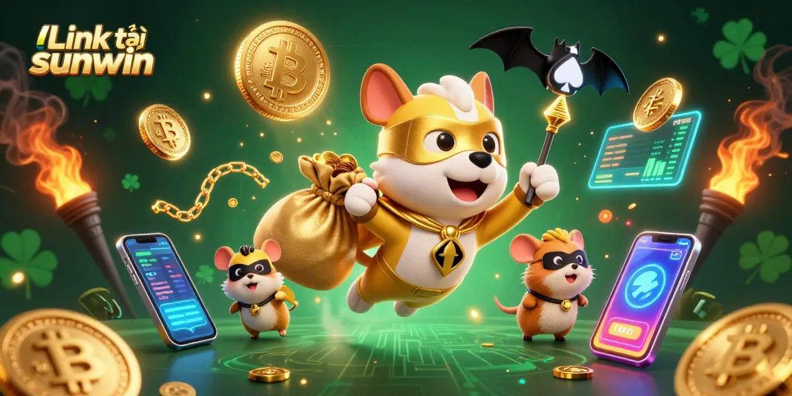 Experience thrilling wins with Link tải sunwin in this colorful 3D cartoon gaming scene.