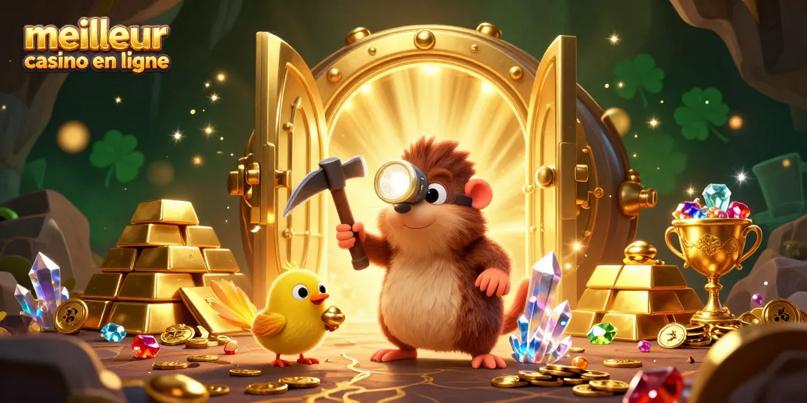 Le meilleur casino en ligne offre des trésors et des gemmes dans une scène dynamique de jeu.