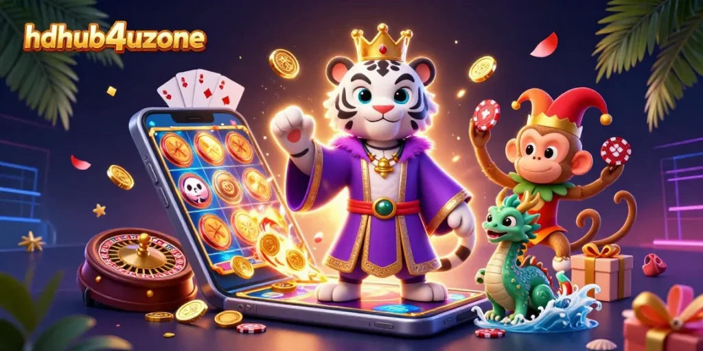 Mencoba pengalaman bermain menegangkan di hdhub4uzone dengan slot game berkualitas dan interaksi ceria karakter unik.