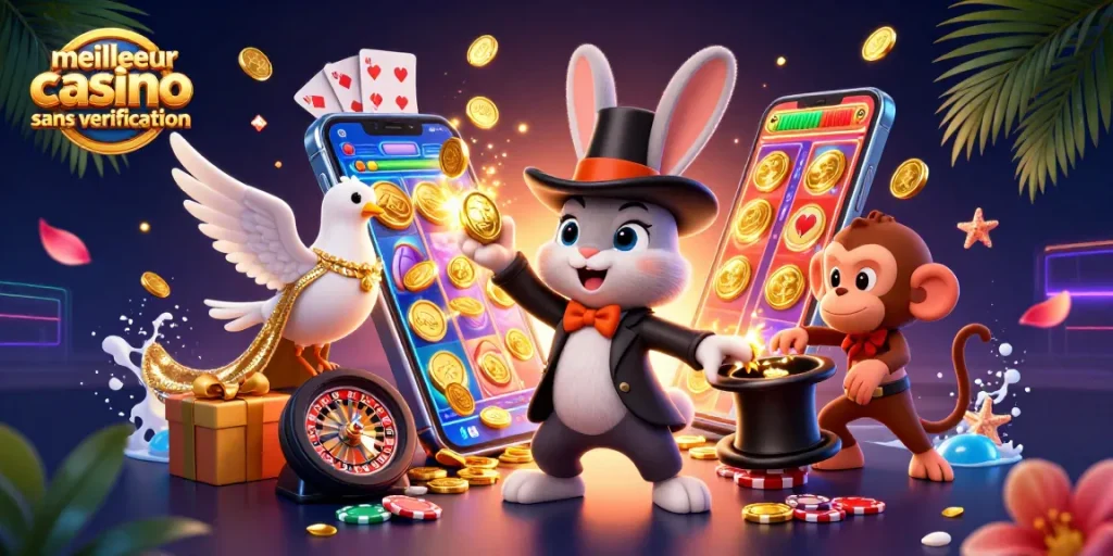 Illuminez votre jeu avec le meilleur casino sans vérification, en jouant à des machines à sous colorées et en gagnant des jetons.